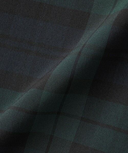 SHIPS / シップス ナイロンジャケット | SHIPS KIDS:145〜160cm /〈多機能〉ブラックウォッチ ノーラペル ジャケット | 詳細8