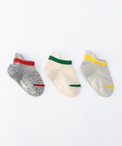 SHIPS / シップス ソックス | SHIPS KIDS:ネップ アンクル 3Pソックス