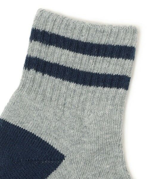 SHIPS / シップス ソックス | SHIPS KIDS:3P クォーター ライン ソックス | 詳細1