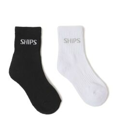 SHIPS / シップス ソックス | SHIPS KIDS:2P ロゴ ソックス
