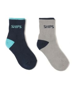SHIPS / シップス ソックス | SHIPS KIDS:2P ロゴ ソックス