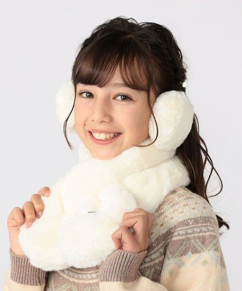 SHIPS / シップス マフラー・ショール・スヌード・ストール | SHIPS KIDS:フェイクファー マフラー | 詳細1