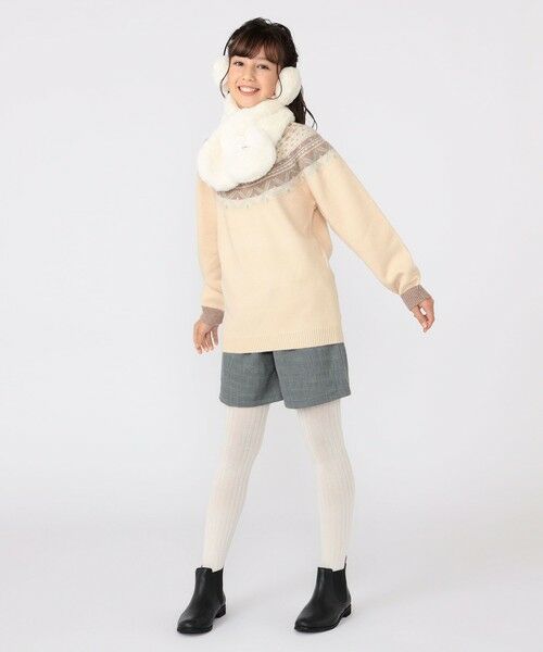 SHIPS / シップス マフラー・ショール・スヌード・ストール | SHIPS KIDS:フェイクファー マフラー | 詳細3