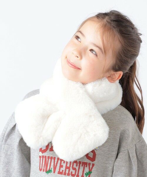 SHIPS / シップス マフラー・ショール・スヌード・ストール | SHIPS KIDS:フェイクファー マフラー | 詳細2