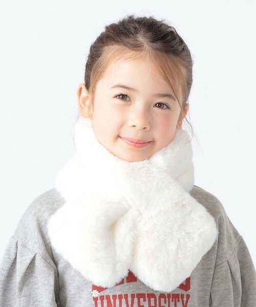 SHIPS / シップス マフラー・ショール・スヌード・ストール | SHIPS KIDS:フェイクファー マフラー | 詳細3