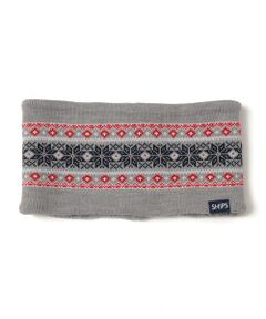 SHIPS / シップス ネックウォーマー・イヤーマフ | SHIPS KIDS:ジャカード×ケーブル リバーシブル ネックウォーマー