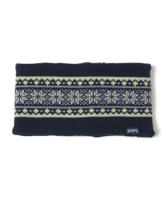 SHIPS / シップス ネックウォーマー・イヤーマフ | SHIPS KIDS:ジャカード×ケーブル リバーシブル ネックウォーマー
