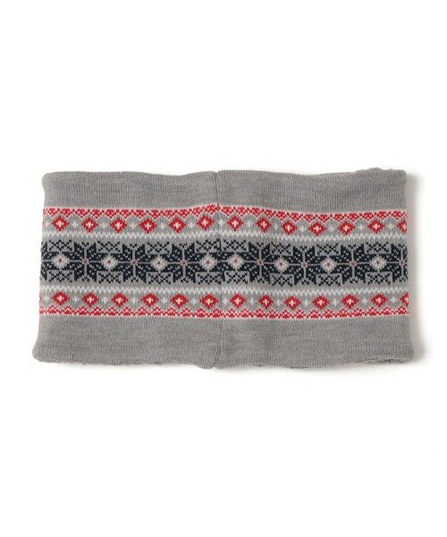 SHIPS / シップス ネックウォーマー・イヤーマフ | SHIPS KIDS:ジャカード×ケーブル リバーシブル ネックウォーマー | 詳細1