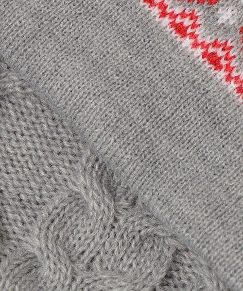 SHIPS / シップス ネックウォーマー・イヤーマフ | SHIPS KIDS:ジャカード×ケーブル リバーシブル ネックウォーマー | 詳細3