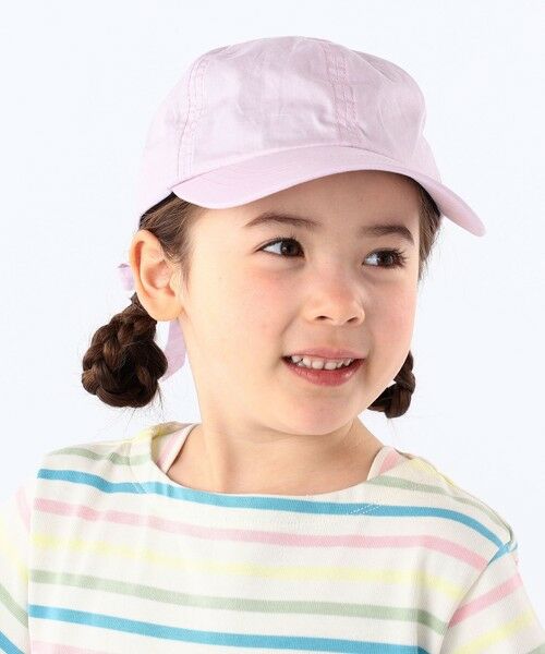 SHIPS / シップス ニットキャップ | SHIPS KIDS:〈吸水速乾〉バック リボン キャップ | 詳細3