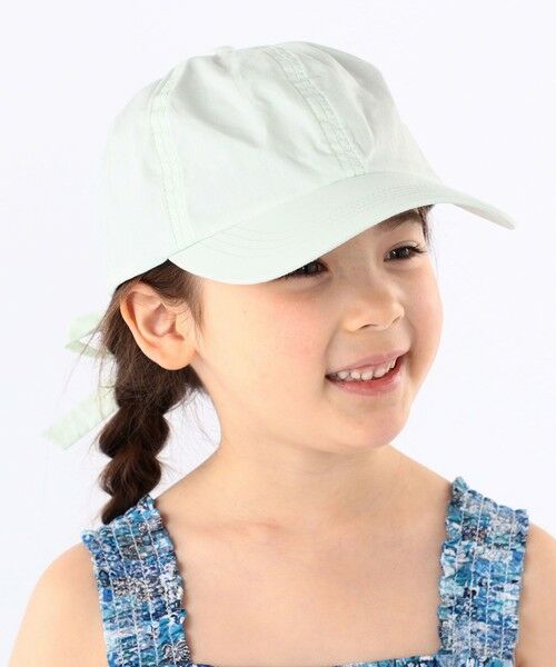 SHIPS / シップス ニットキャップ | SHIPS KIDS:〈吸水速乾〉バック リボン キャップ | 詳細15