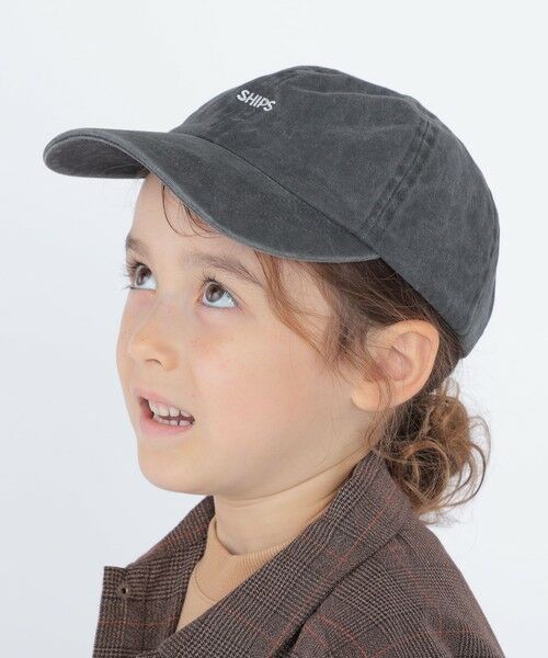 SHIPS / シップス ニットキャップ | SHIPS KIDS:ウォッシュ ツイル キャップ(ブラック)