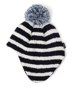 SHIPS / シップス ニットキャップ | SHIPS KIDS:ベビー ふわもこ ボーダー ニットキャップ