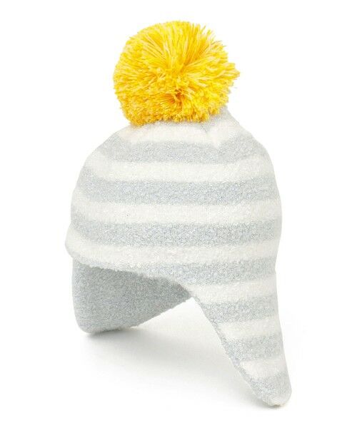 SHIPS / シップス ニットキャップ | SHIPS KIDS:ベビー ふわもこ ボーダー ニットキャップ | 詳細2