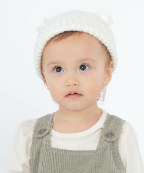 SHIPS / シップス ニットキャップ | SHIPS KIDS:くま耳 ベビー ニット ワッチ | 詳細2