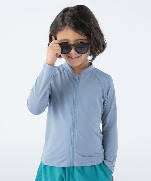 SHIPS / シップス 水着・スイムグッズ | SHIPS KIDS:90〜130cm / 無地 ラッシュガード | 詳細8