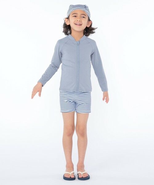 SHIPS / シップス 水着・スイムグッズ | SHIPS KIDS:90〜130cm / 無地 ラッシュガード | 詳細13