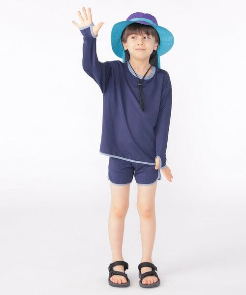 SHIPS / シップス 水着・スイムグッズ | SHIPS KIDS:90〜130cm / 無地 スイム ボクサー ショーツ | 詳細4