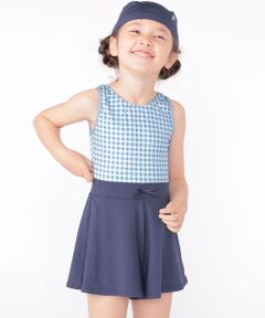 SHIPS / シップス 水着・スイムグッズ | SHIPS KIDS:90〜130cm / ギンガムチェック 無地 スイム ワンピース
