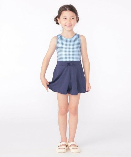 SHIPS / シップス 水着・スイムグッズ | SHIPS KIDS:90〜130cm / ギンガムチェック 無地 スイム ワンピース | 詳細11