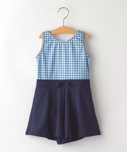 SHIPS / シップス 水着・スイムグッズ | SHIPS KIDS:90〜130cm / ギンガムチェック 無地 スイム ワンピース | 詳細15