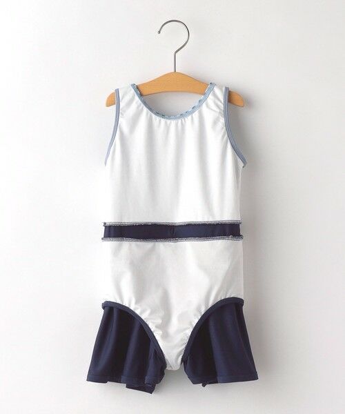 SHIPS / シップス 水着・スイムグッズ | SHIPS KIDS:90〜130cm / ギンガムチェック 無地 スイム ワンピース | 詳細20