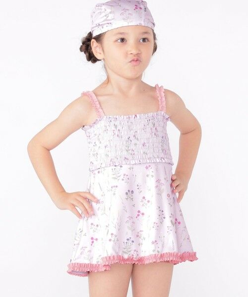 SHIPS / シップス 水着・スイムグッズ | SHIPS KIDS:90〜130cm / フラワー フリル スイム ワンピース | 詳細1
