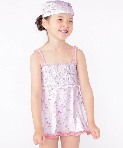 SHIPS / シップス 水着・スイムグッズ | SHIPS KIDS:90〜130cm / フラワー フリル スイム ワンピース | 詳細2