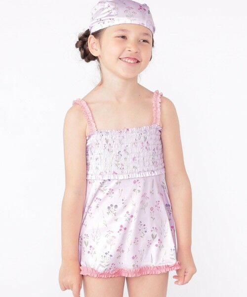SHIPS / シップス 水着・スイムグッズ | SHIPS KIDS:90〜130cm / フラワー フリル スイム ワンピース | 詳細3