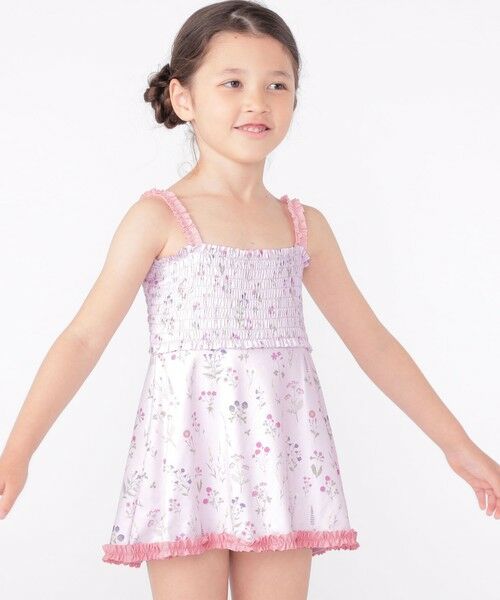 SHIPS / シップス 水着・スイムグッズ | SHIPS KIDS:90〜130cm / フラワー フリル スイム ワンピース | 詳細8