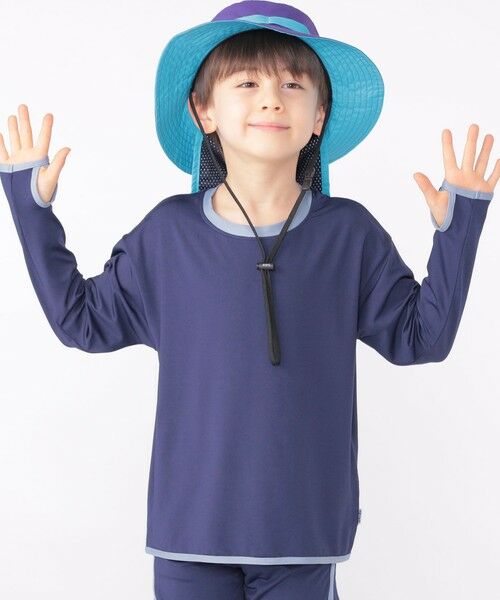 SHIPS / シップス 水着・スイムグッズ | SHIPS KIDS:90〜130cm / 無地 ラッシュガード | 詳細1
