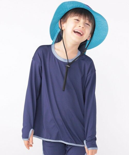 SHIPS / シップス 水着・スイムグッズ | SHIPS KIDS:90〜130cm / 無地 ラッシュガード | 詳細2