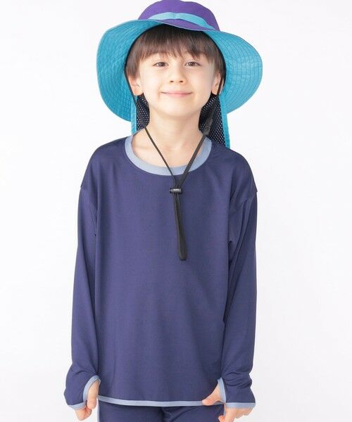 SHIPS / シップス 水着・スイムグッズ | SHIPS KIDS:90〜130cm / 無地 ラッシュガード | 詳細3