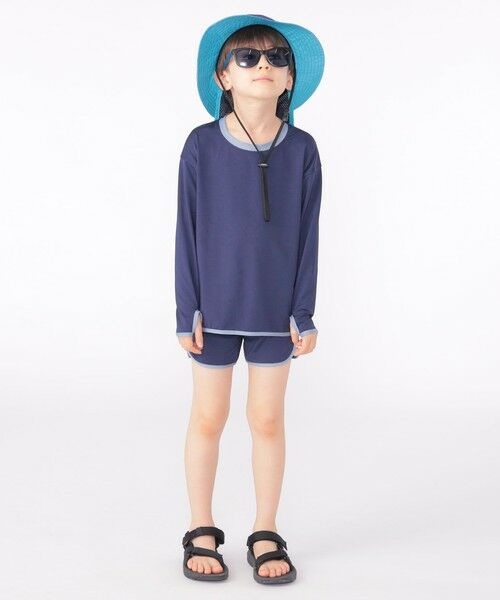 SHIPS / シップス 水着・スイムグッズ | SHIPS KIDS:90〜130cm / 無地 ラッシュガード | 詳細8