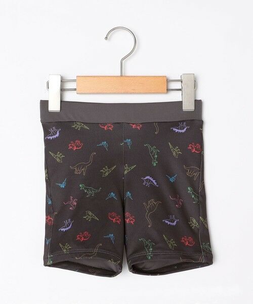 SHIPS / シップス 水着・スイムグッズ | SHIPS KIDS:80〜90cm / ダイナソー スイム ボクサー ショーツ(ダークグレー)