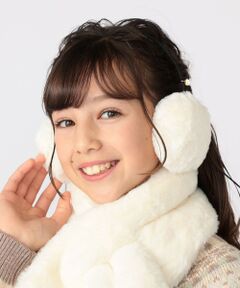 SHIPS / シップス 財布・コインケース・マネークリップ | SHIPS KIDS:フェイクファー イヤー マフラー