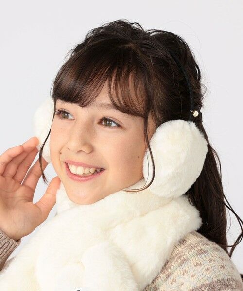 SHIPS / シップス 財布・コインケース・マネークリップ | SHIPS KIDS:フェイクファー イヤー マフラー | 詳細1