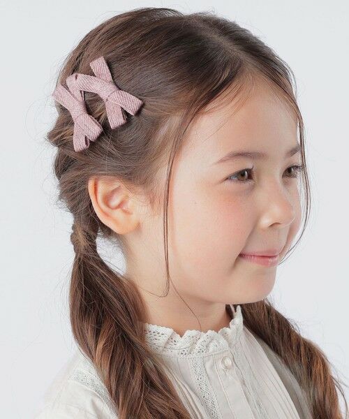SHIPS / シップス その他 | SHIPS KIDS:ツイル リボン ヘアピン セット | 詳細1