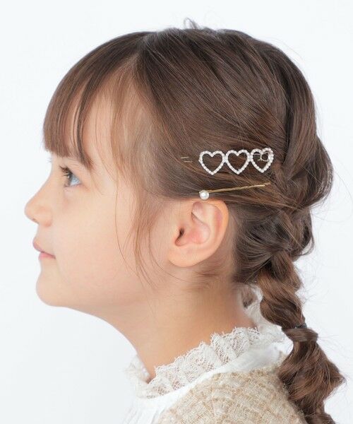 SHIPS / シップス その他 | SHIPS KIDS:パール モチーフ ヘアピン セット | 詳細1