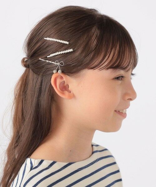 SHIPS / シップス その他 | SHIPS KIDS:パール モチーフ ヘアピン セット | 詳細1