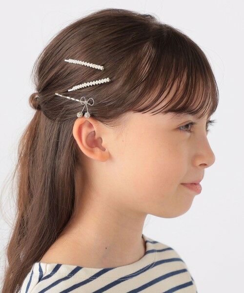 SHIPS / シップス その他 | SHIPS KIDS:パール モチーフ ヘアピン セット(ライトホワイト)