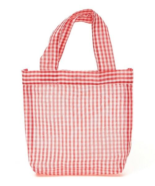 SHIPS / シップス トートバッグ | Diminutivo:メッシュ メルカード ギンガム トートバッグ | 詳細12