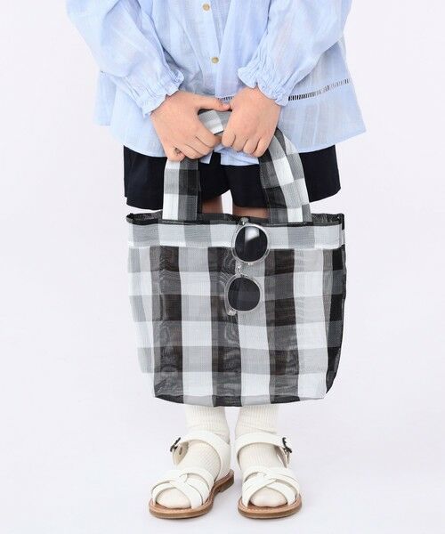 SHIPS / シップス トートバッグ | Diminutivo:メッシュ メルカード ブロックス トートバッグ | 詳細1