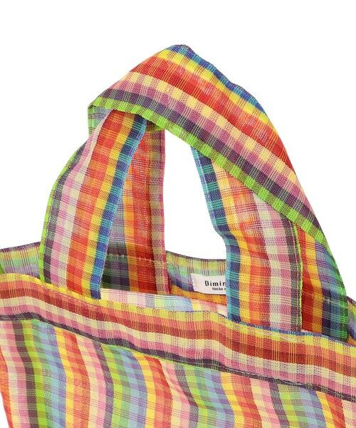 SHIPS / シップス トートバッグ | Diminutivo:メッシュ メルカード ストライプ ギンガム トートバッグ | 詳細10