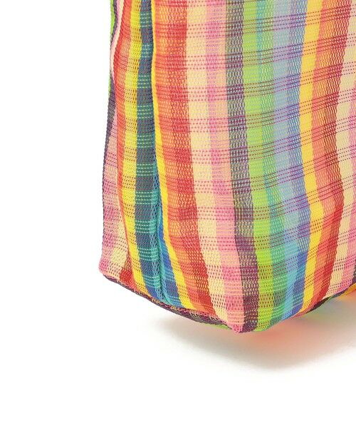 SHIPS / シップス トートバッグ | Diminutivo:メッシュ メルカード ストライプ ギンガム トートバッグ | 詳細11