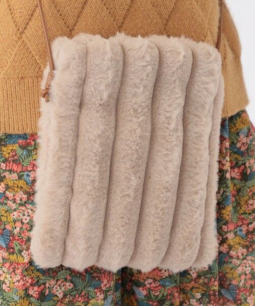 SHIPS / シップス リュック・バックパック | SHIPS KIDS:フェイクファー ミニ バッグ(ベージュ)