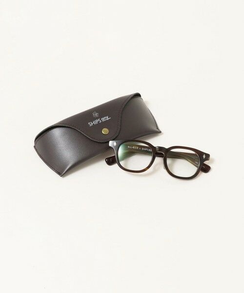 SHIPS / シップス サングラス・メガネ | 【Begin11月号 BB10 7位】【SHIPS any別注】銘品晴夫作： ALLEN セルロイド眼鏡◇ | 詳細11