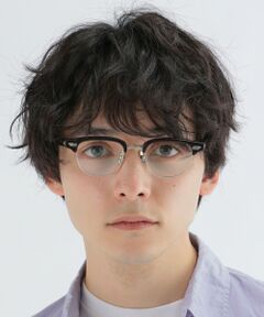 SHIPS / シップス サングラス・メガネ | 【SHIPS any別注】銘品晴夫作：MALCOLM セルロイド×チタン 眼鏡◇