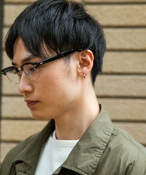 SHIPS / シップス サングラス・メガネ | 【SHIPS any別注】銘品晴夫作：MALCOLM セルロイド×チタン 眼鏡◇ | 詳細15