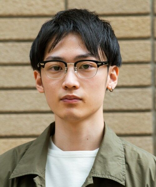 SHIPS / シップス サングラス・メガネ | 【SHIPS any別注】銘品晴夫作：MALCOLM セルロイド×チタン 眼鏡◇ | 詳細16